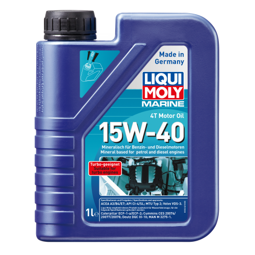 Минеральное моторное масло для лодок Marine 4T Motor Oil 15W-40 - 1 л Минеральное моторное масло для лодок Marine 4T Motor Oil 15W-40 - 1 л