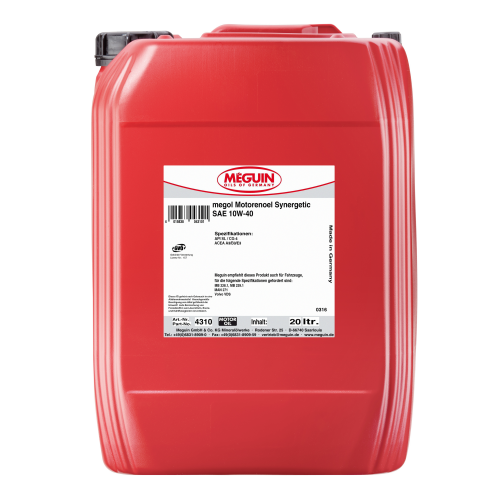 Минеральное моторное масло Megol Motorenoel Synergetic 10W-40 - 20 л Минеральное моторное масло Megol Motorenoel Synergetic 10W-40 - 20 л