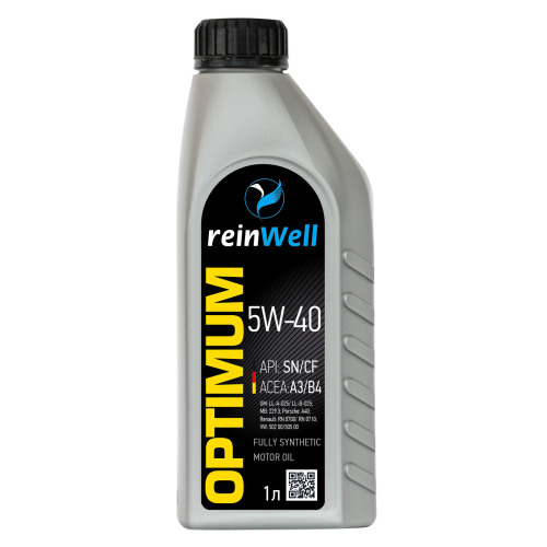 4932 ReinWell Моторное масло 5W-40 А3/В4 (1л) - 1 л 4932 ReinWell Моторное масло 5W-40 А3/В4 (1л) - 1 л